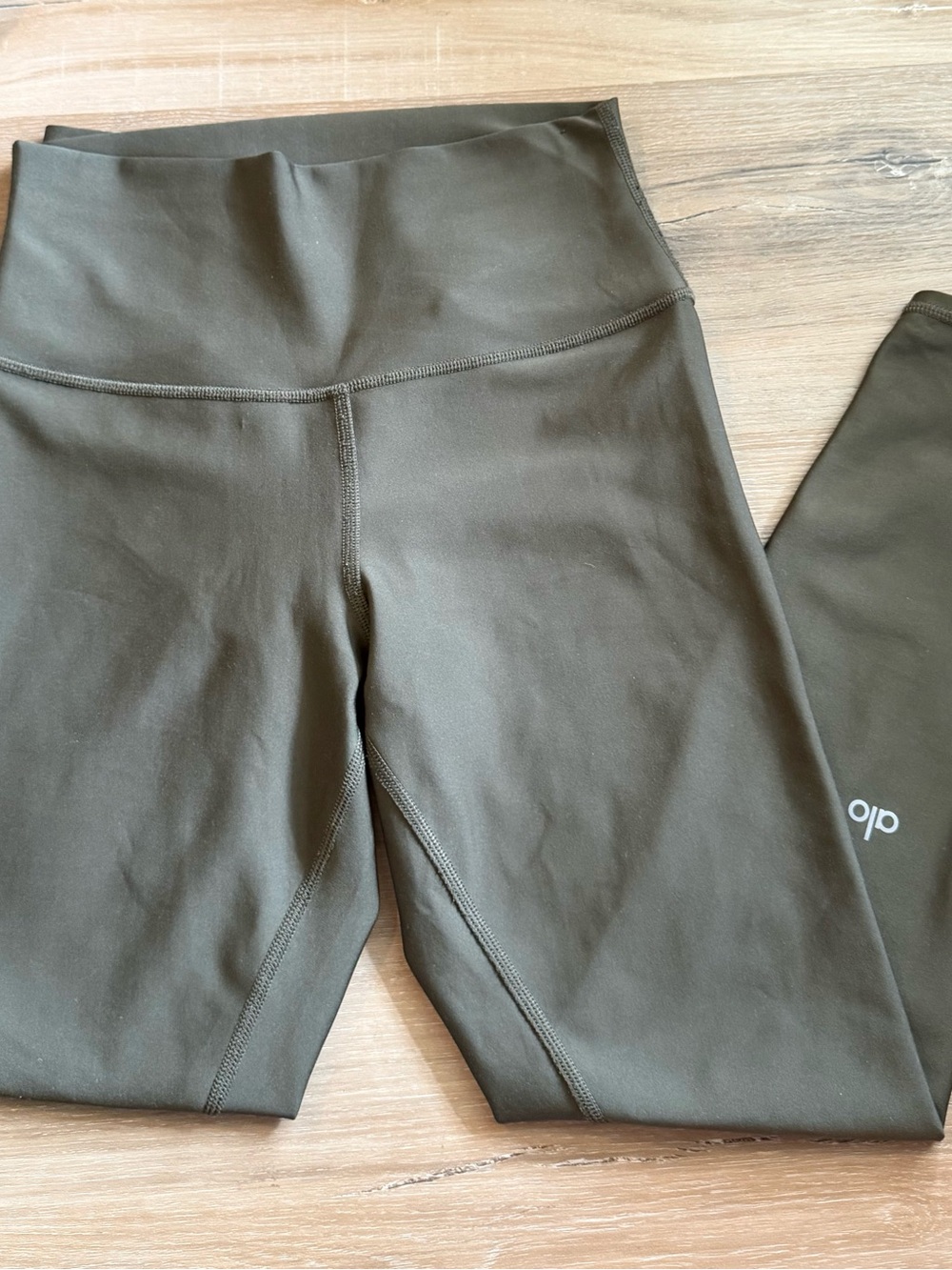 ALO Yoga Kids High-Waist Leggings - Olive